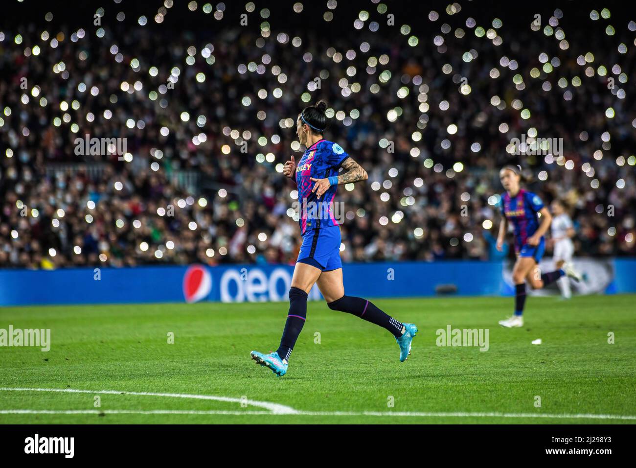 Jenni Hermoso of FC Barcelona seen during the UEFA Women's Champions League  match between FC Barcelona Femeni and TSG 1899 Hoffenheim Frauen at Johan  Cruyff Stadium. Final score; FC Barcelona Femeni 4:0