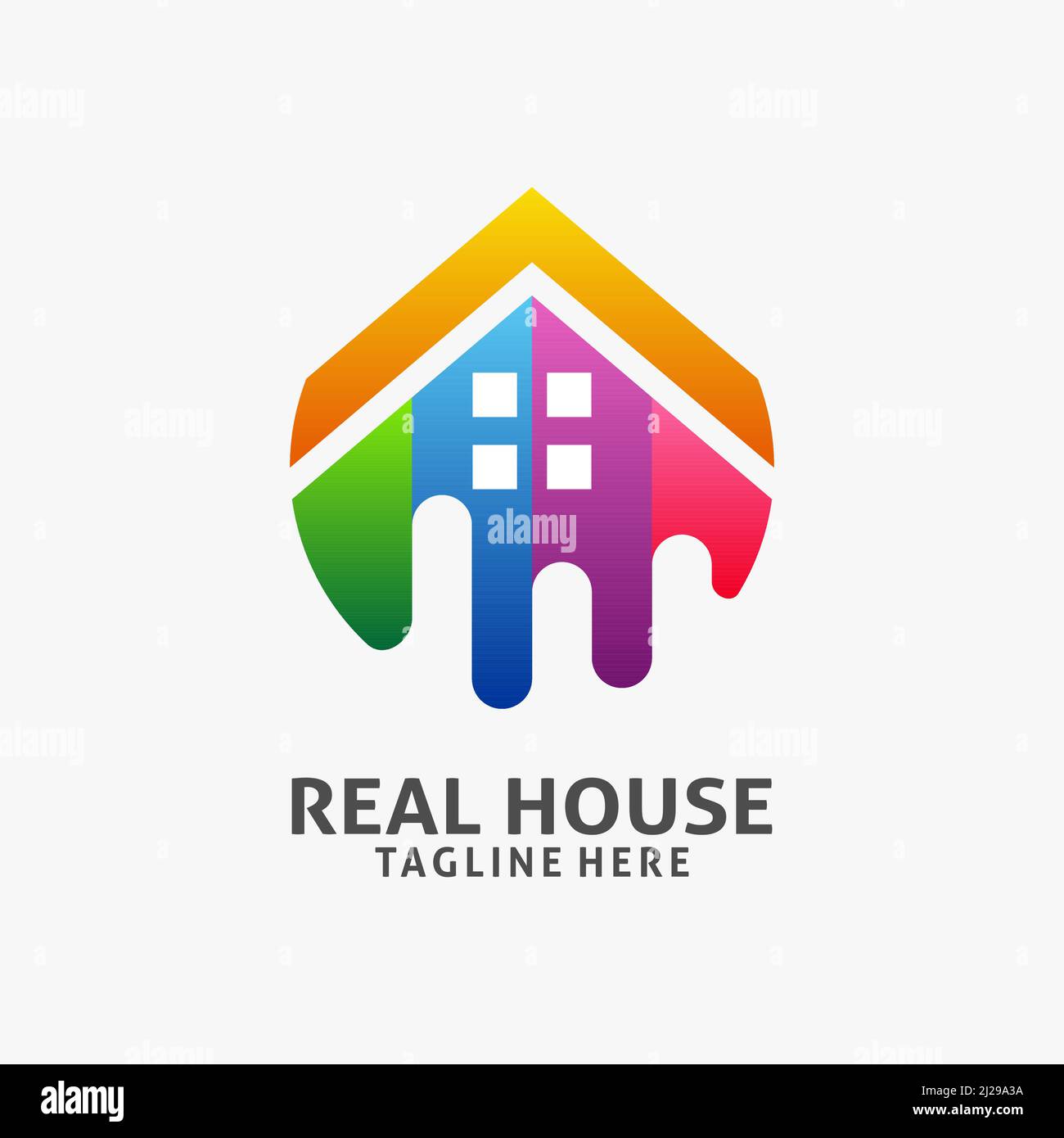 House paint logo design Stock Vector Image & Art Alamy