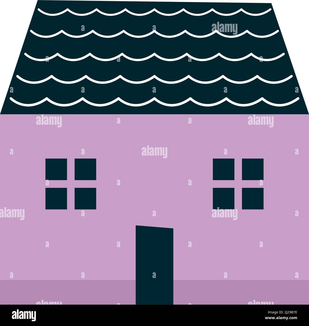 purple house design Stock Vector Image & Art Alamy