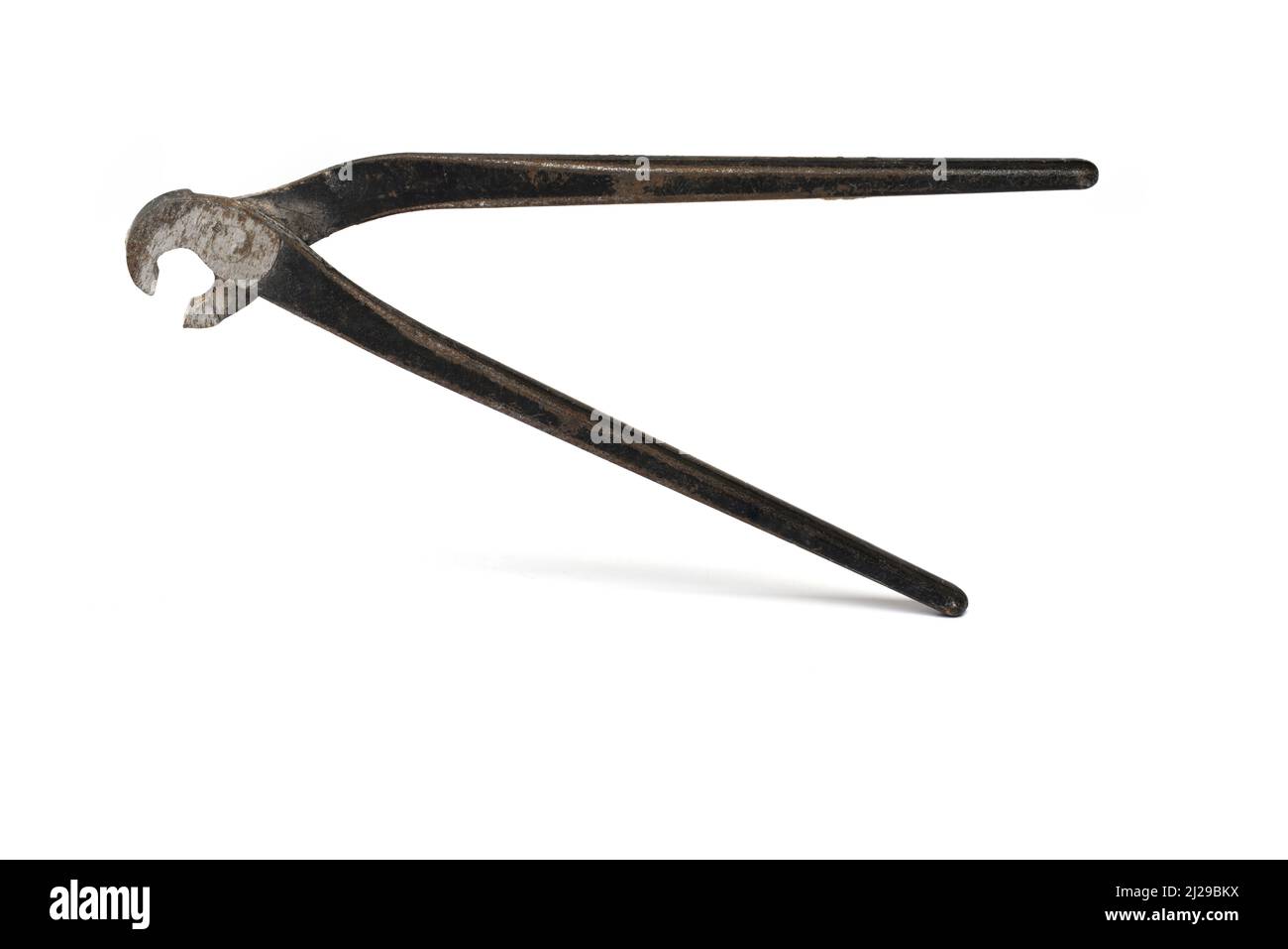 Close up of parrot pliers a special tool for working and cutting and