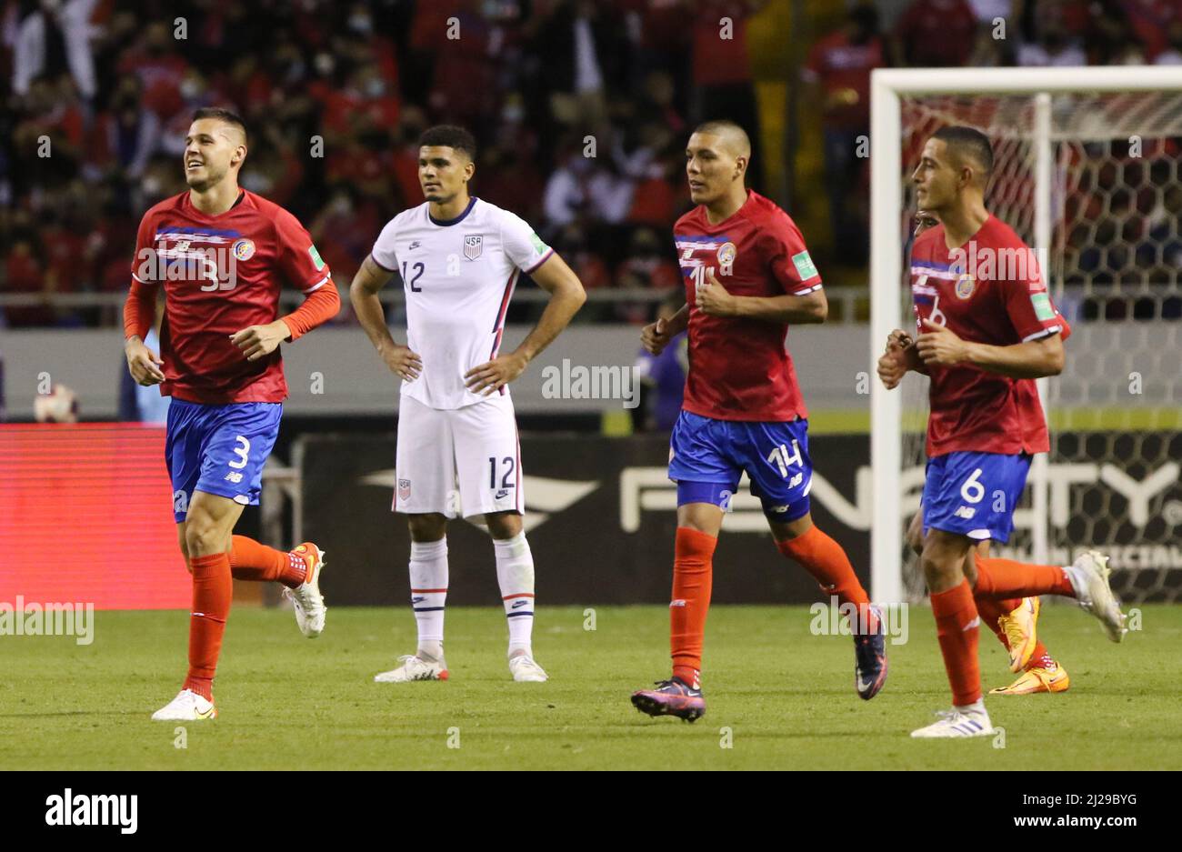 Soccer Football World Cup Concacaf Qualifiers Costa Rica v United