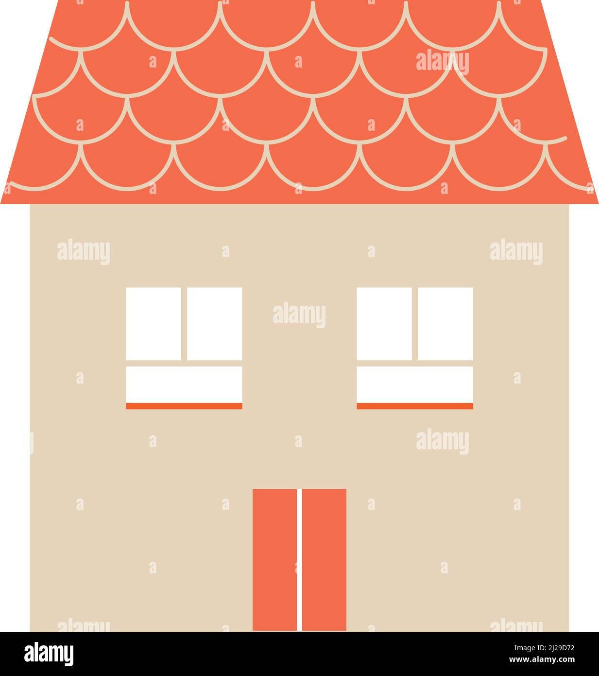 orange residence icon Stock Vector Image & Art - Alamy