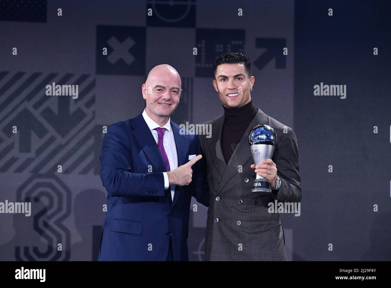 ZURICH, SWITZERLAND JANUARY 17 FIFA President Gianni Infantino