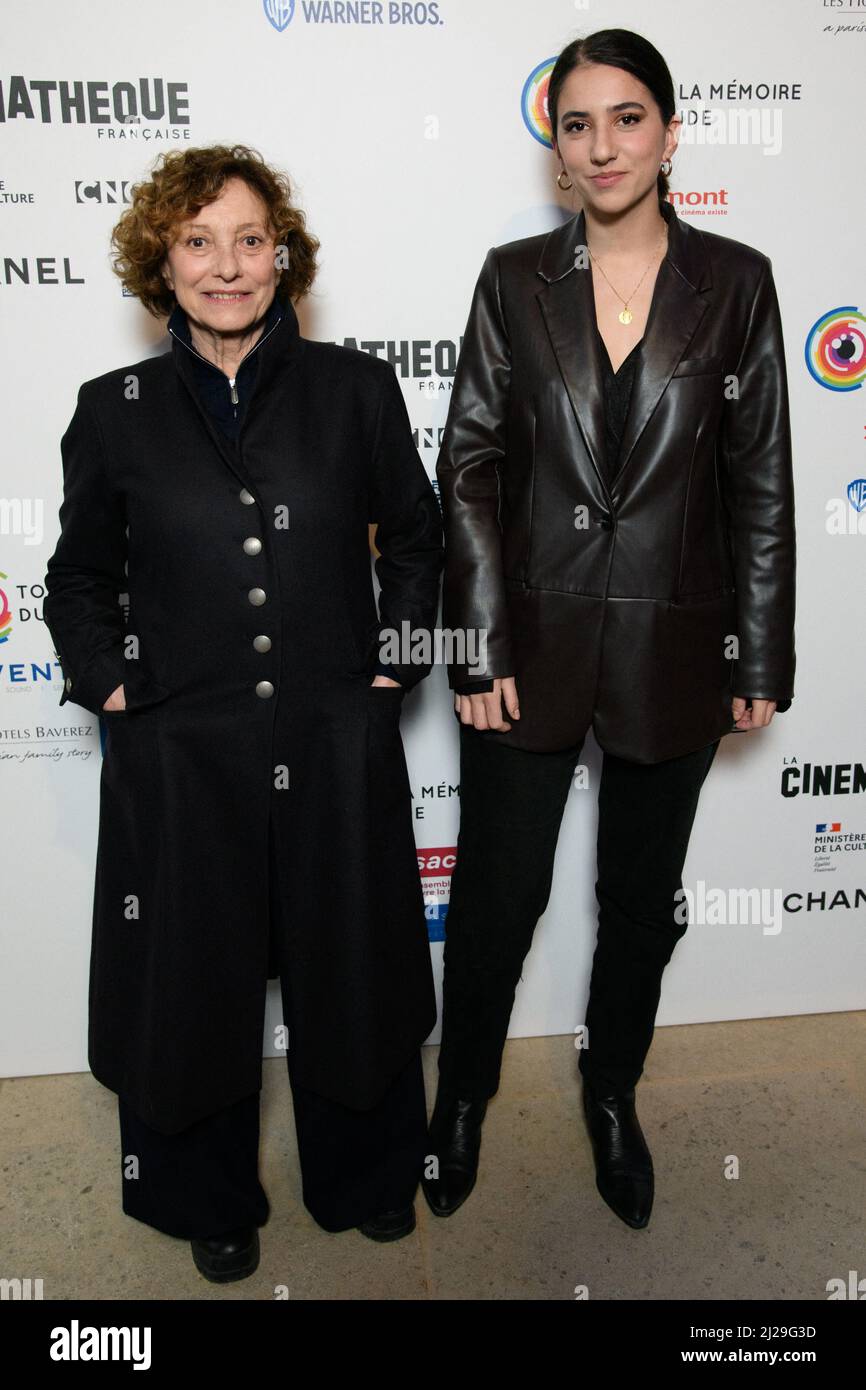 Brigitte Rouan and guest attend the opening night of the 9th restored ...