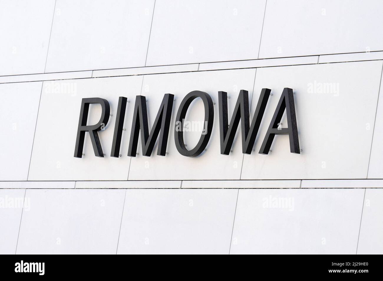 Rimowa sign hi-res stock photography and images - Alamy