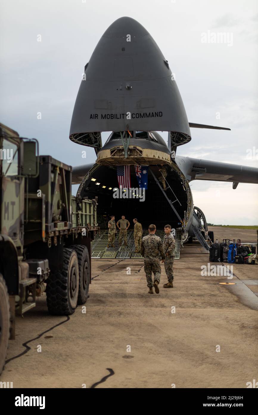 U.S. Marines with Marine Rotational ForceDarwin (MRFD) 22 and U.S