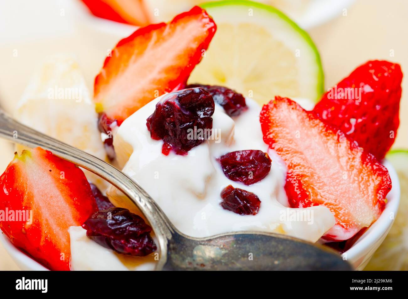 Healthy dessert fruit salad hi-res stock photography and images - Alamy
