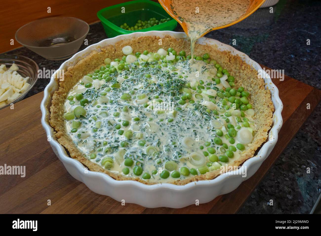 Onion and walnut tart hires stock photography and images Alamy
