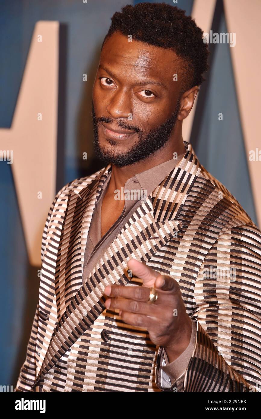 BEVERLY HILLS, CA MARCH 27 Aldis Hodge attends the 2022 Vanity Fair