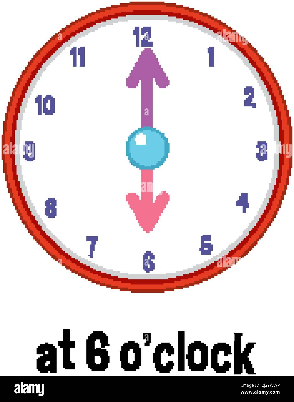 6 00 clock clipart for kids