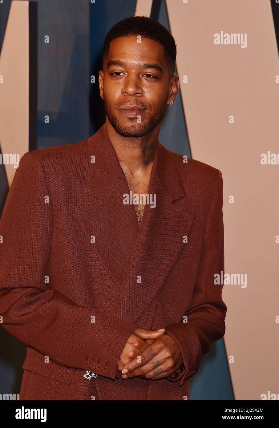 BEVERLY HILLS, CA MARCH 27 Kid Cudi attends the 2022 Vanity Fair