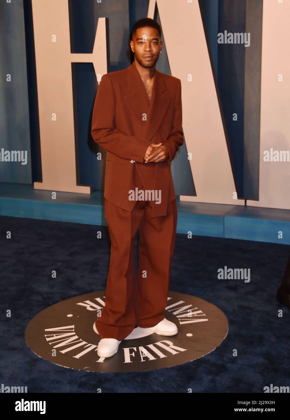 BEVERLY HILLS, CA MARCH 27 Kid Cudi attends the 2022 Vanity Fair