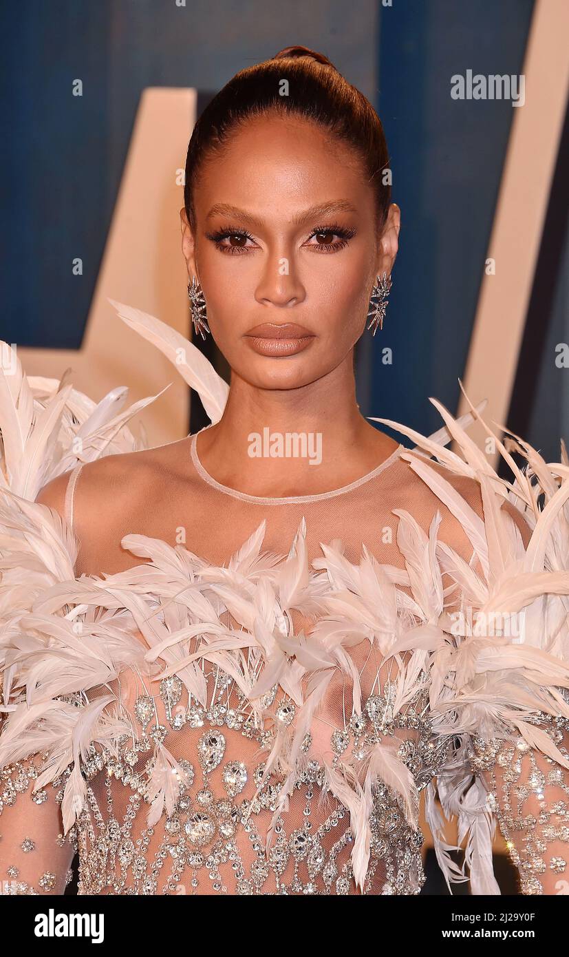 BEVERLY HILLS, CA - MARCH 27: Joan Smalls attends the 2022 Vanity Fair