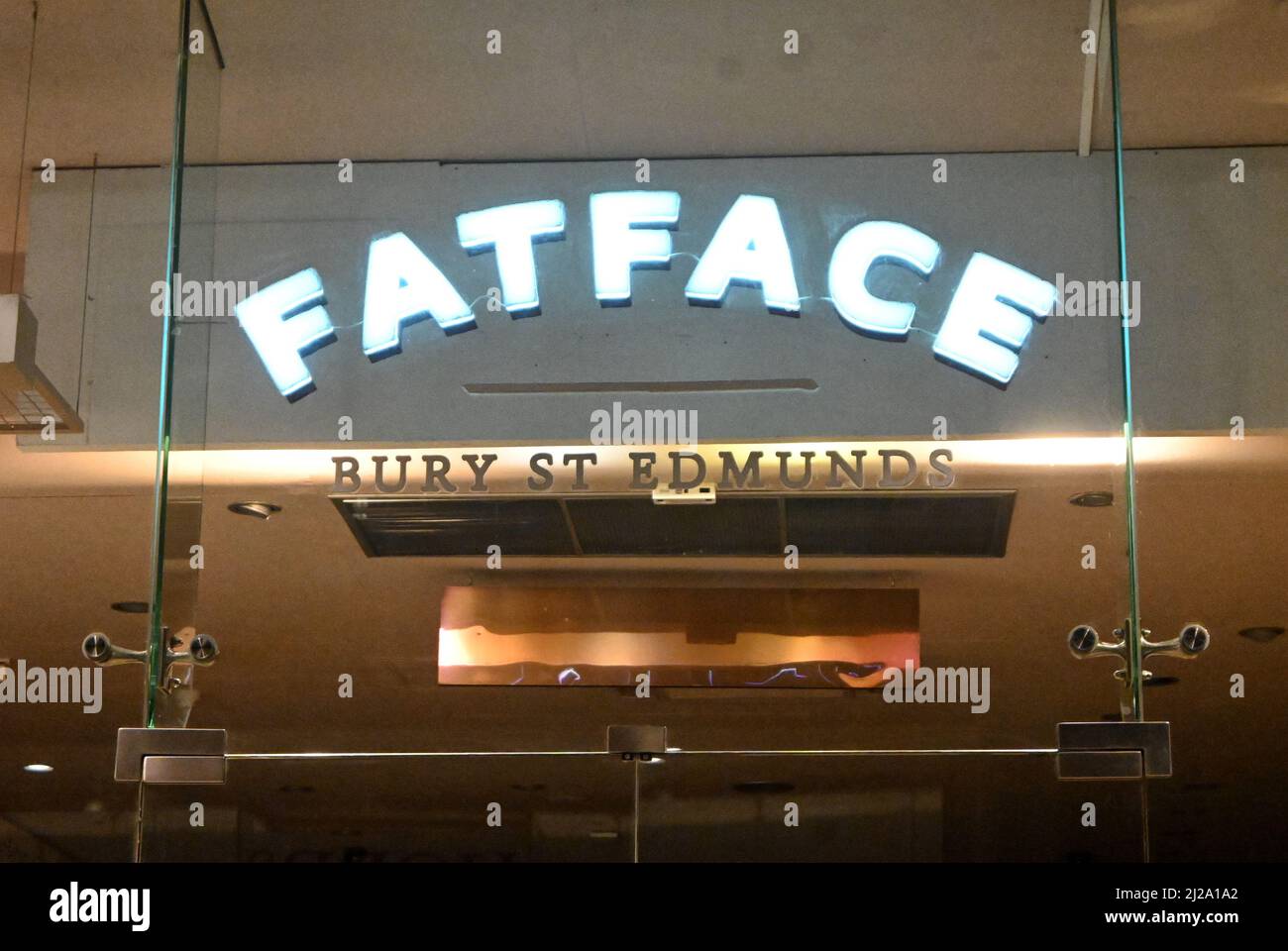 facade of fatface shop, bury st edmunds, england Stock Photo Alamy