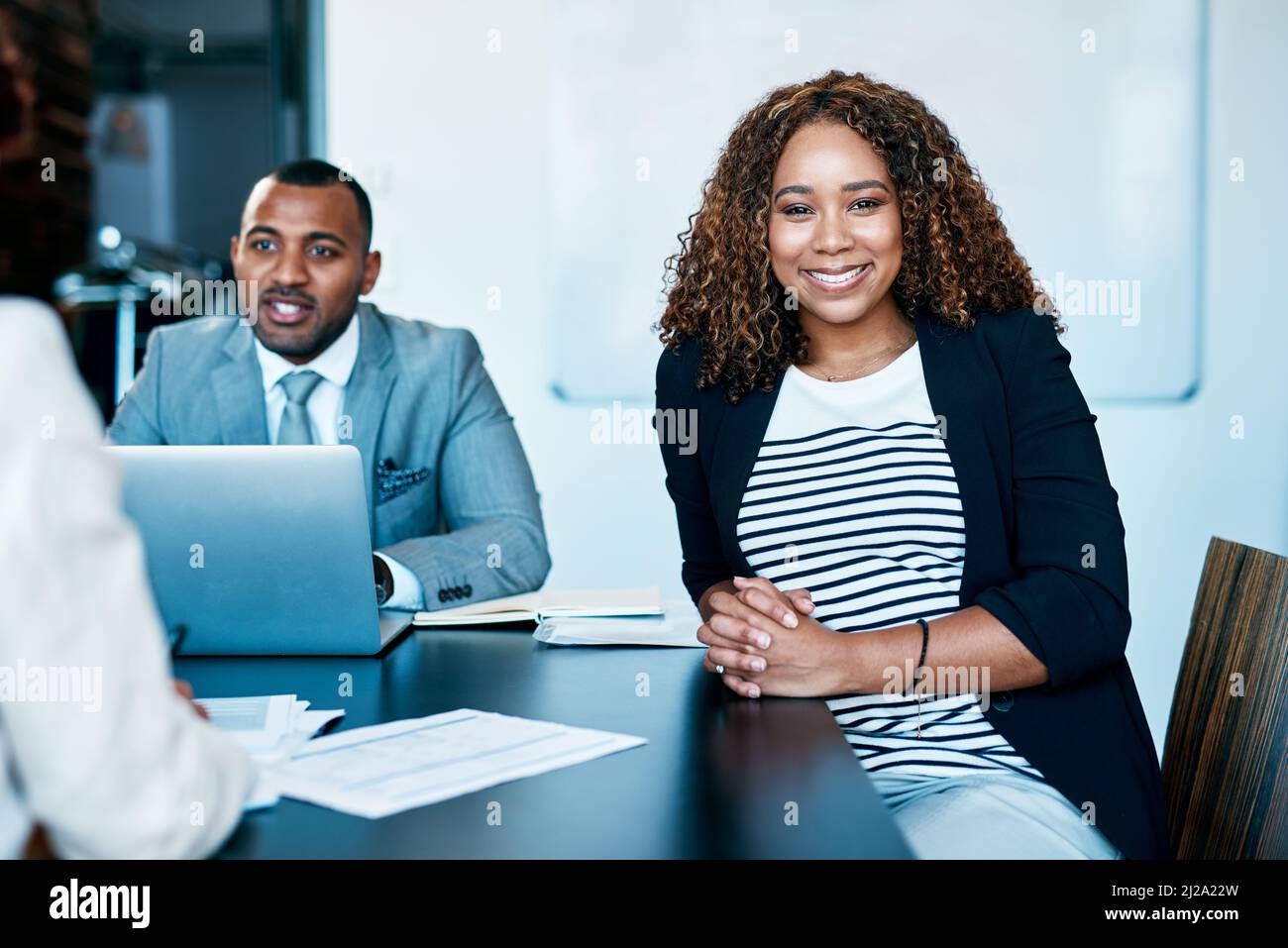 This meeting couldnt be going better Cropped portrait of an attractive This meeting couldnt be going better Cropped portrait of an attractive
