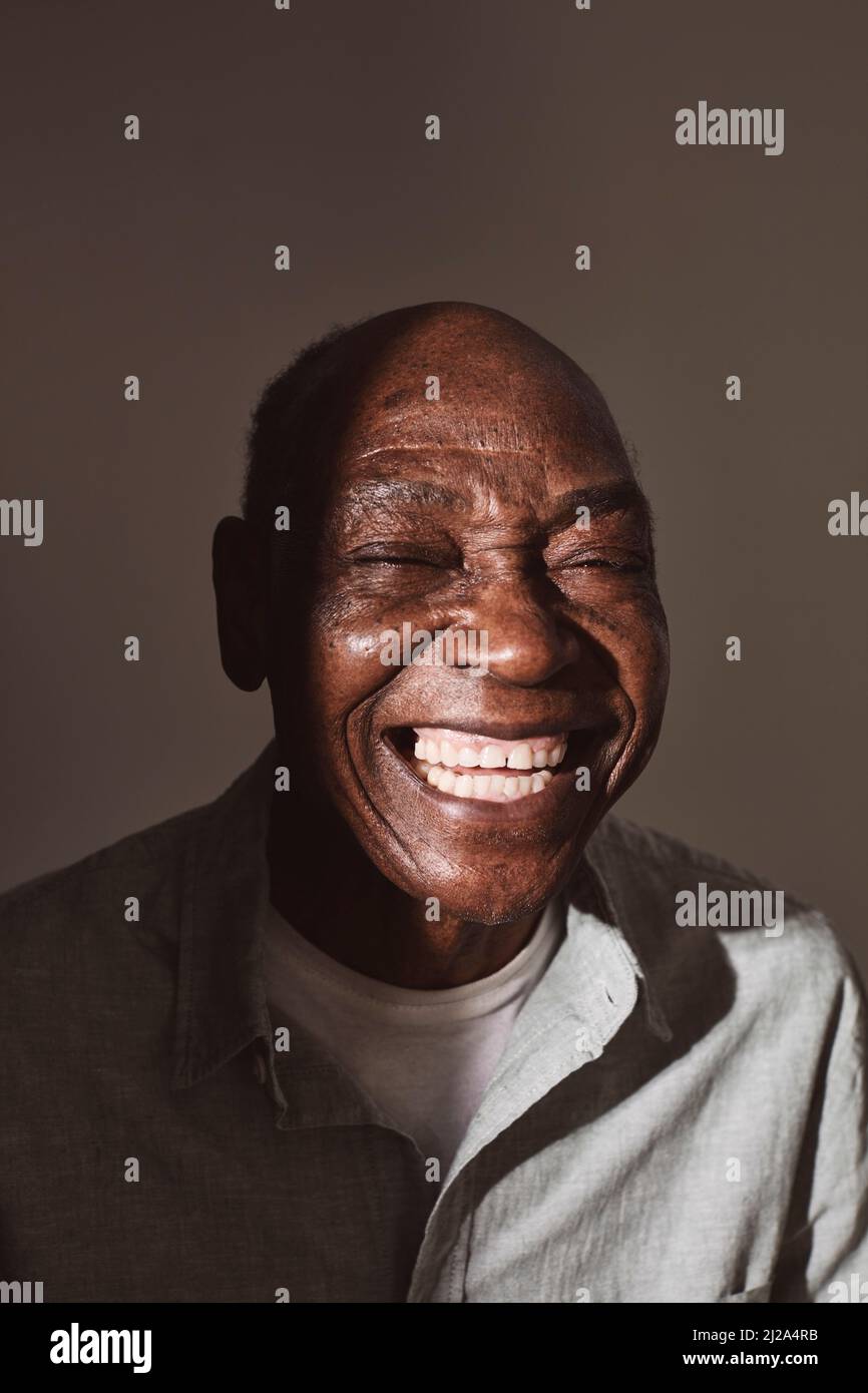 Senior man laughing hi-res stock photography and images - Alamy