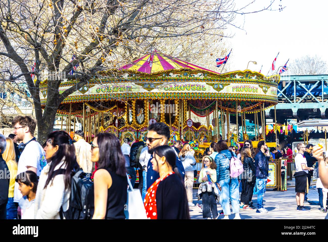 London around Kings Cross Horse Guards and Trafalgar Square Stock Photo