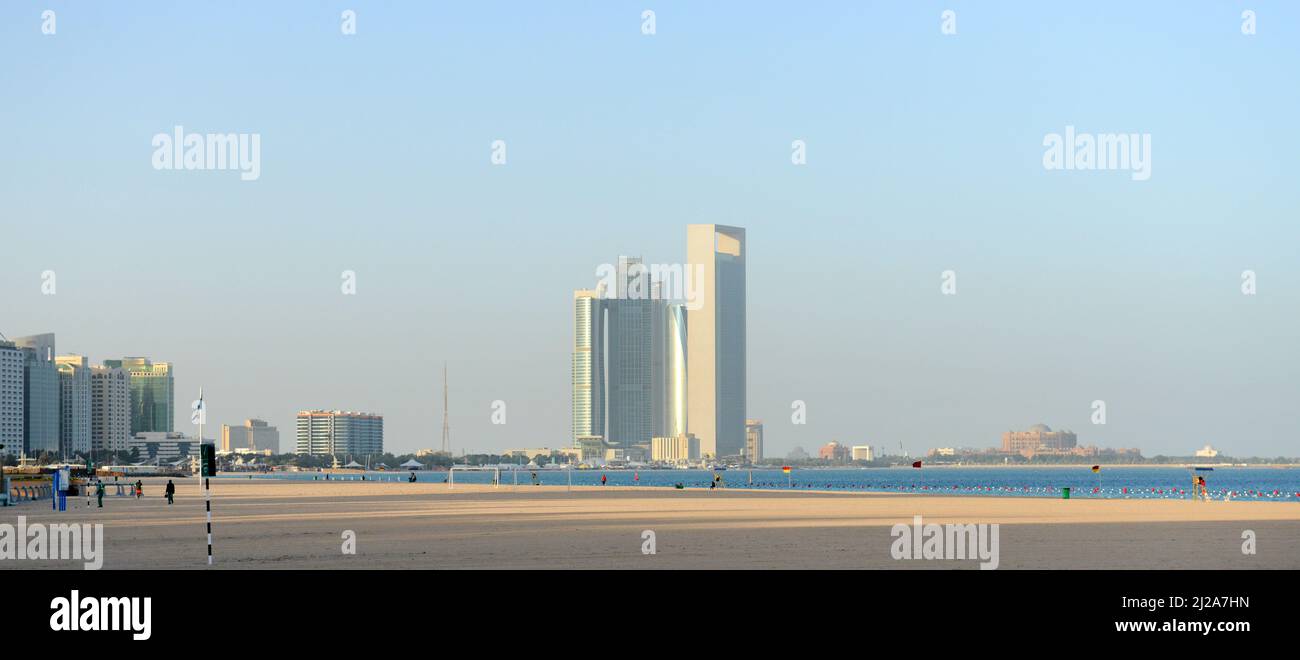 The Nation towers and the National Oil company towers seen from the