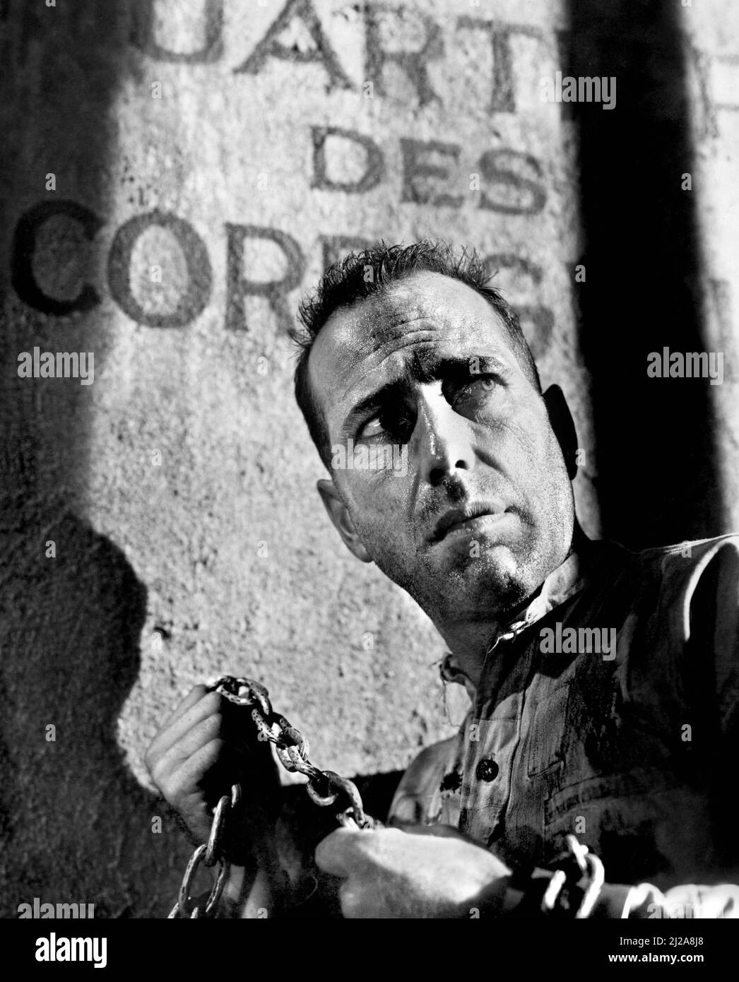 HUMPHREY BOGART in PASSAGE TO MARSEILLE (1944), directed by MICHAEL CURTIZ. Credit: WARNER BROTHERS / Album Stock Photo