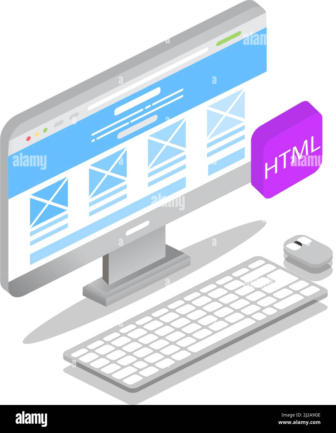 Web page design Cut Out Stock Images & Pictures - Alamy