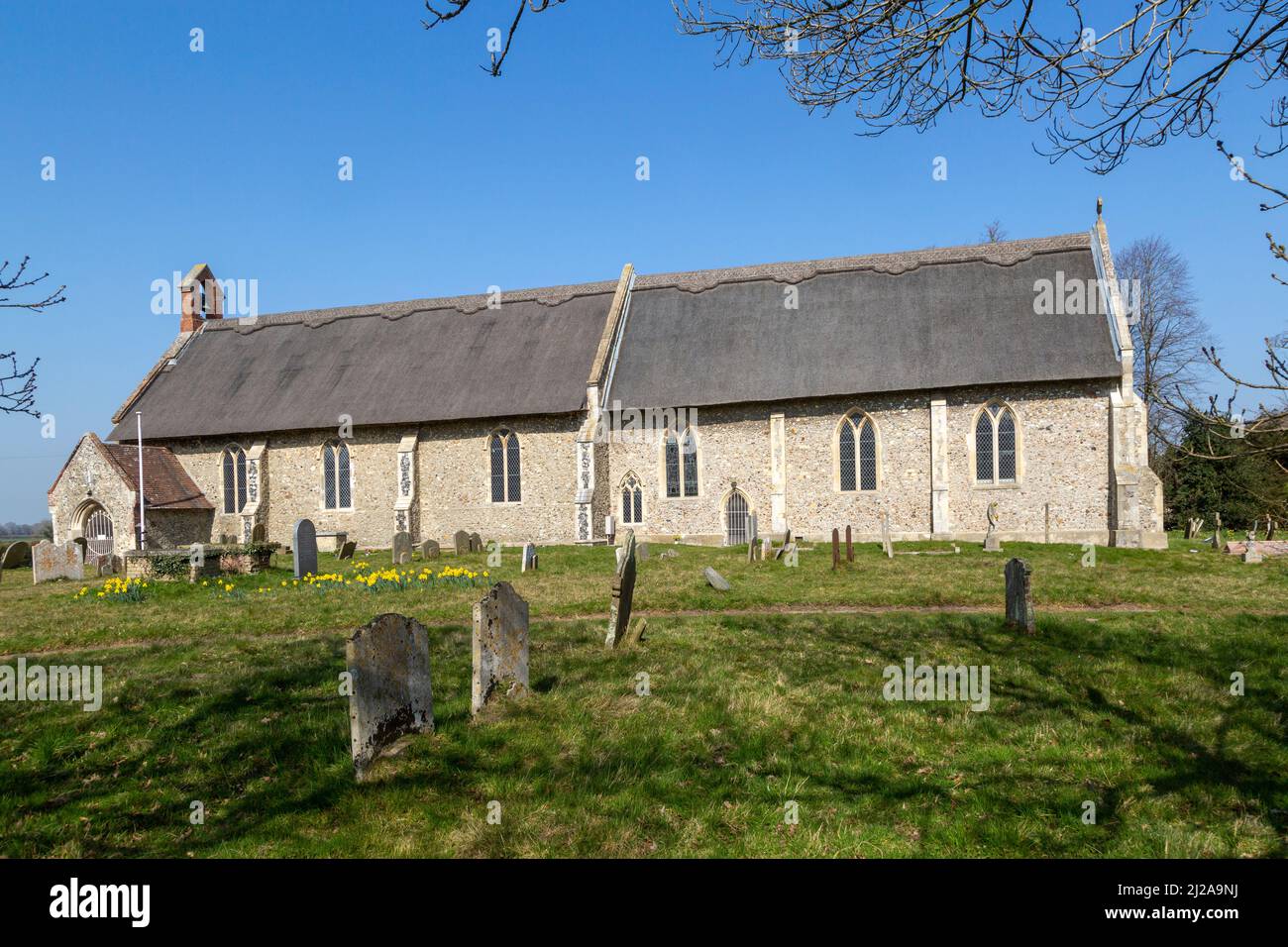 Village parish church of Saint Peter, Westleton, Suffolk, England, UK Stock Photo