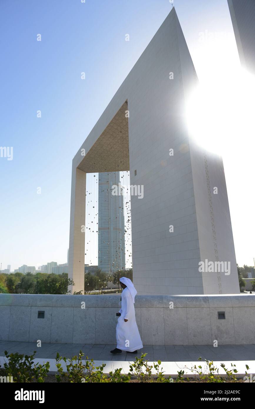 The Founder's Memorial in Abu Dhabi, United Arab Emirates. Stock Photo