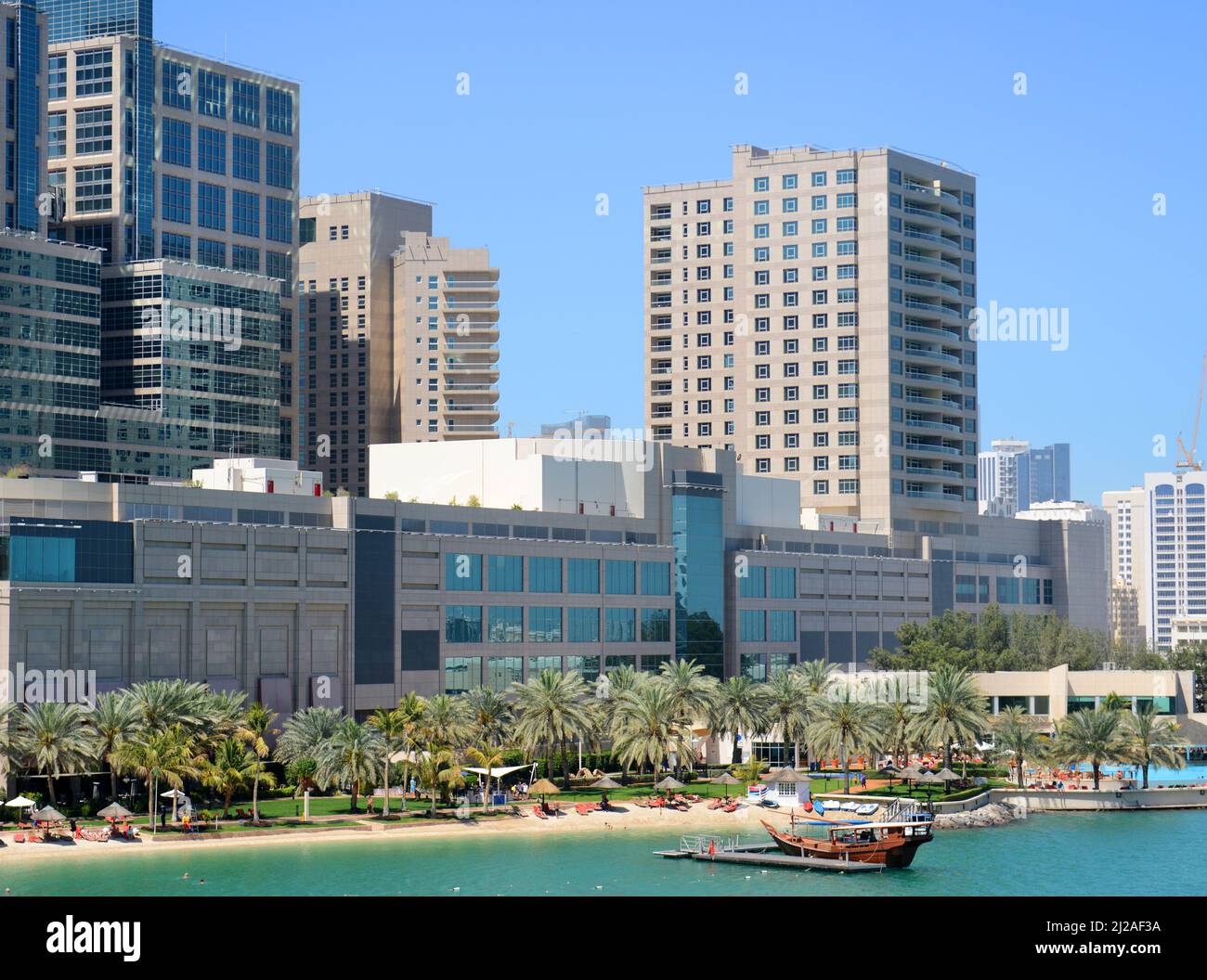 The waterfront at Al Zahiyah, Abu Dhabi, UAE Stock Photo Alamy