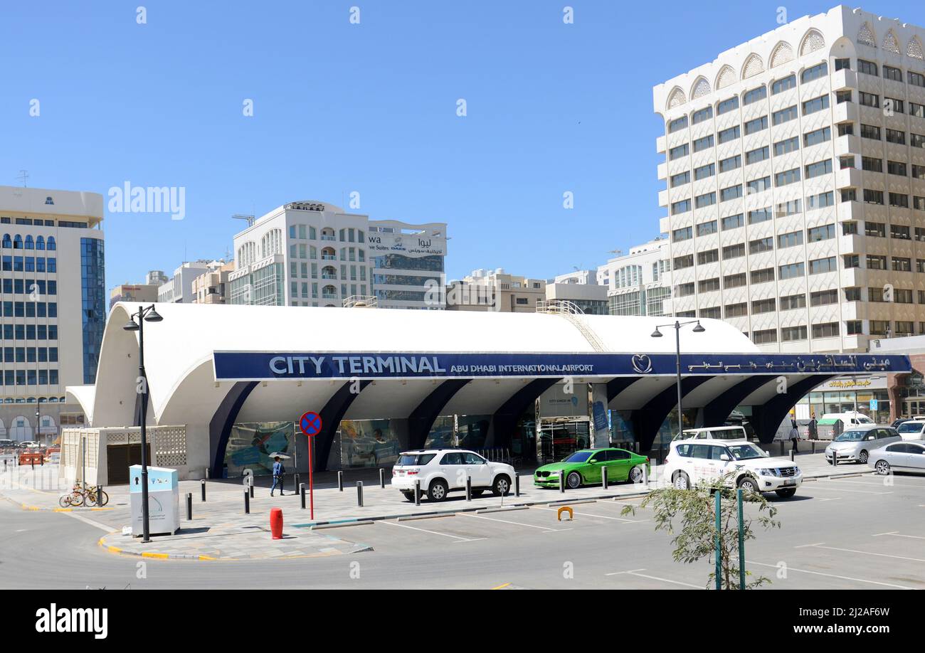 Abu Dhabi City Terminal in Al Zahiyah, Abu Dhabi, UAE Stock Photo Alamy