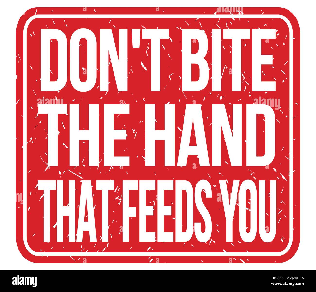 Bite the hand that feeds you hi-res stock photography and images - Alamy