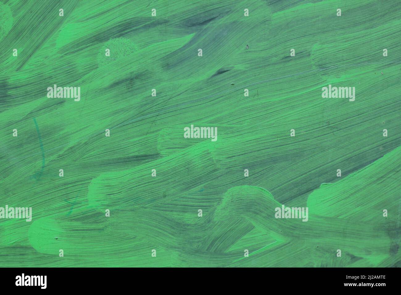 Messy brushwork streaking green paint across the window Stock Photo Alamy