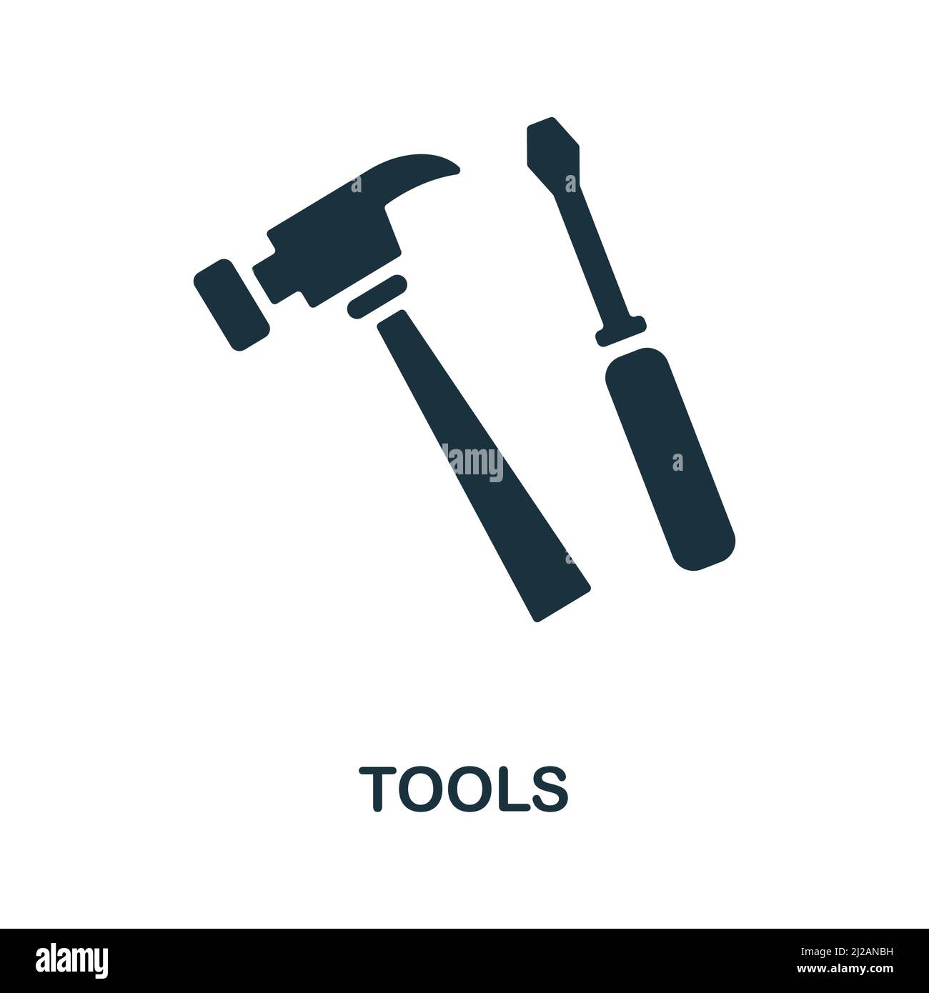 Tools icon. Simple element from construction collection. Creative Tools ...