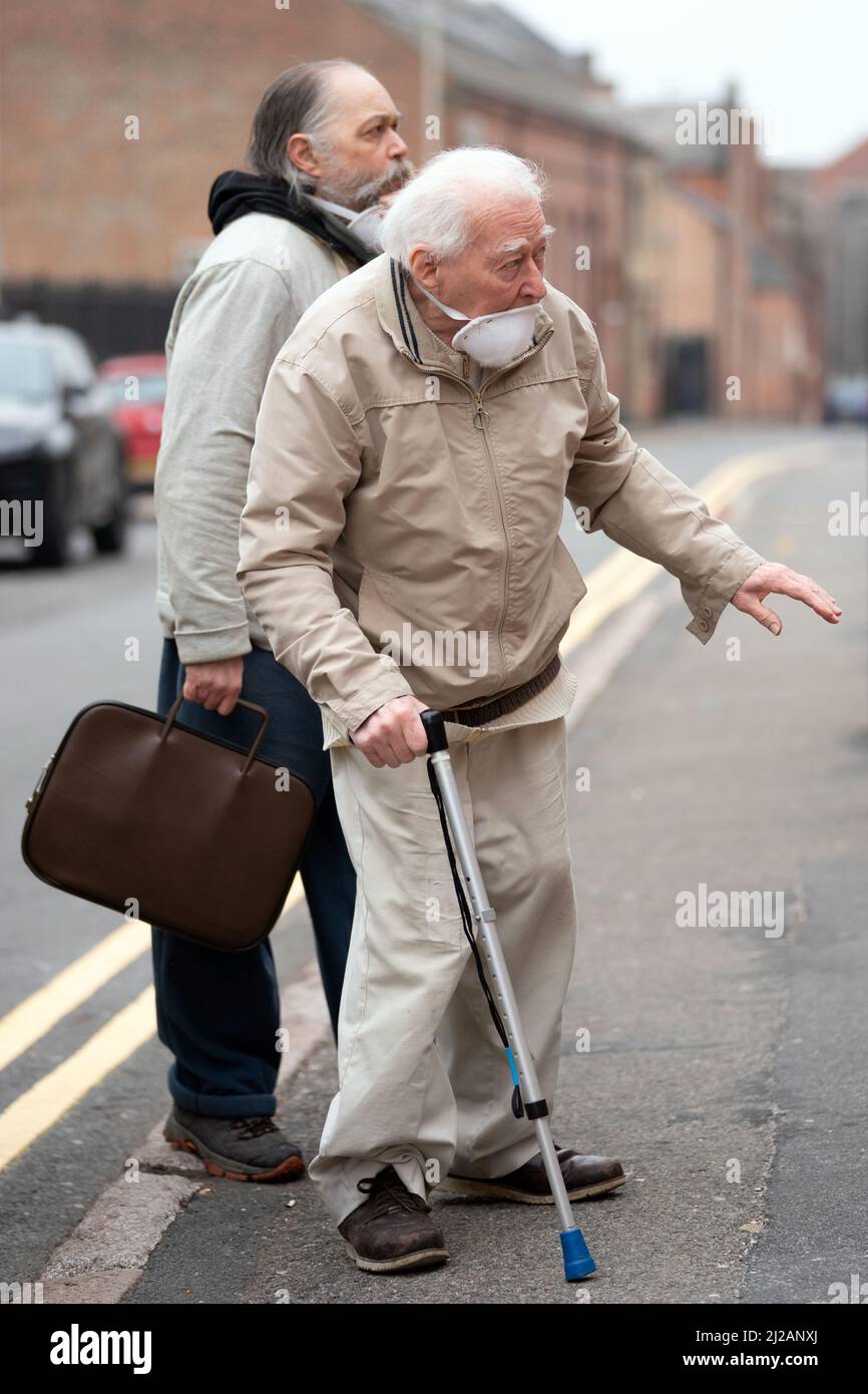 Previously unissued photo dated 30/3/2022 of Father and son Cecil and