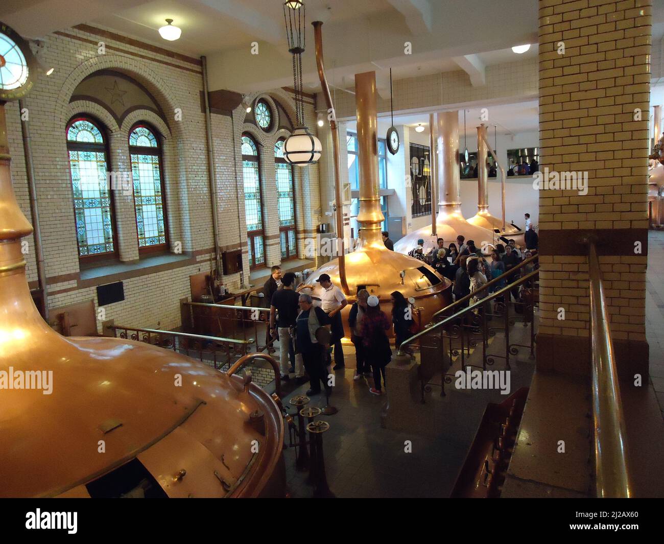 heineken first brewery in amsterdam, now a museum Stock Photo