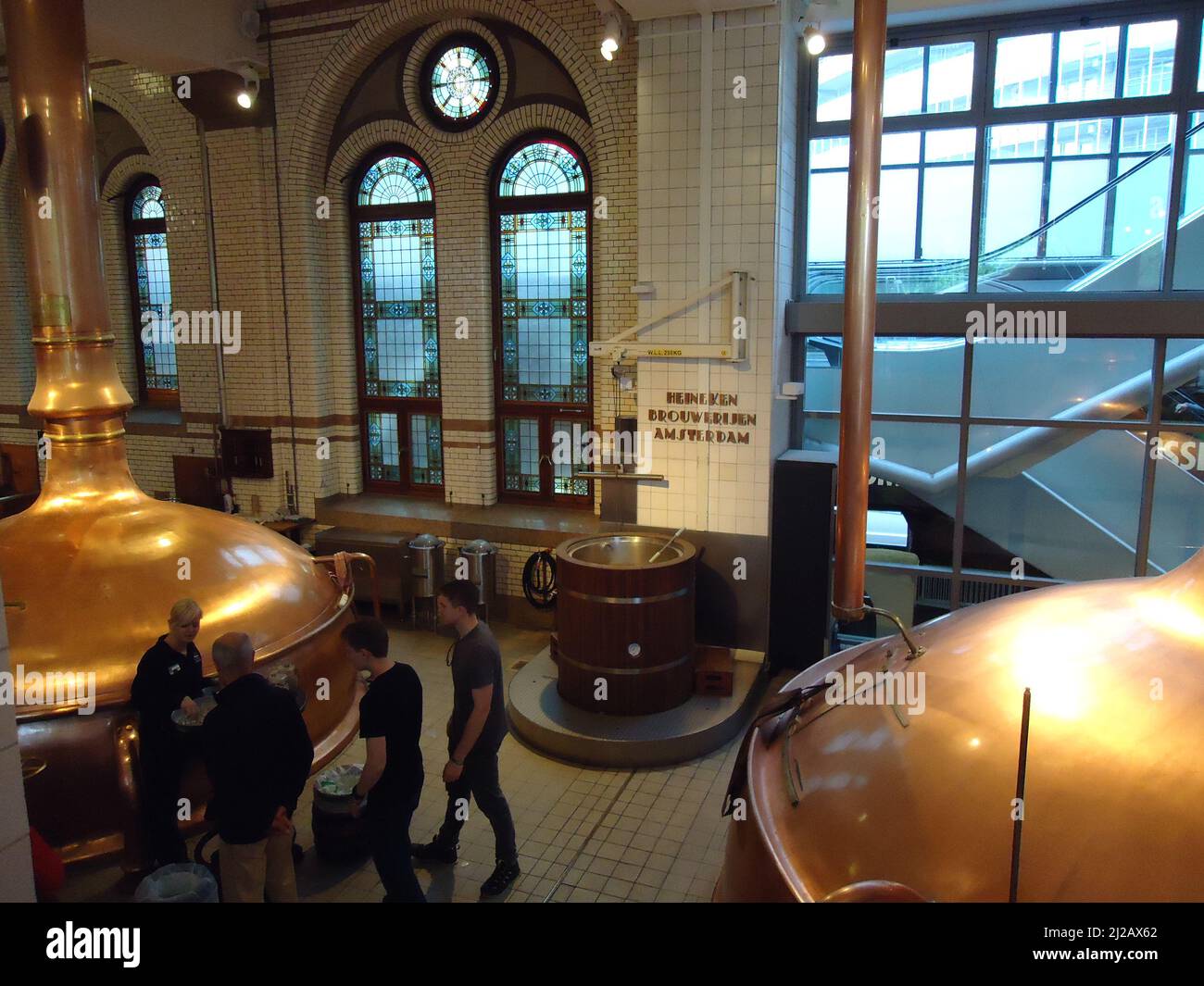 heineken first brewery in amsterdam, now a museum Stock Photo
