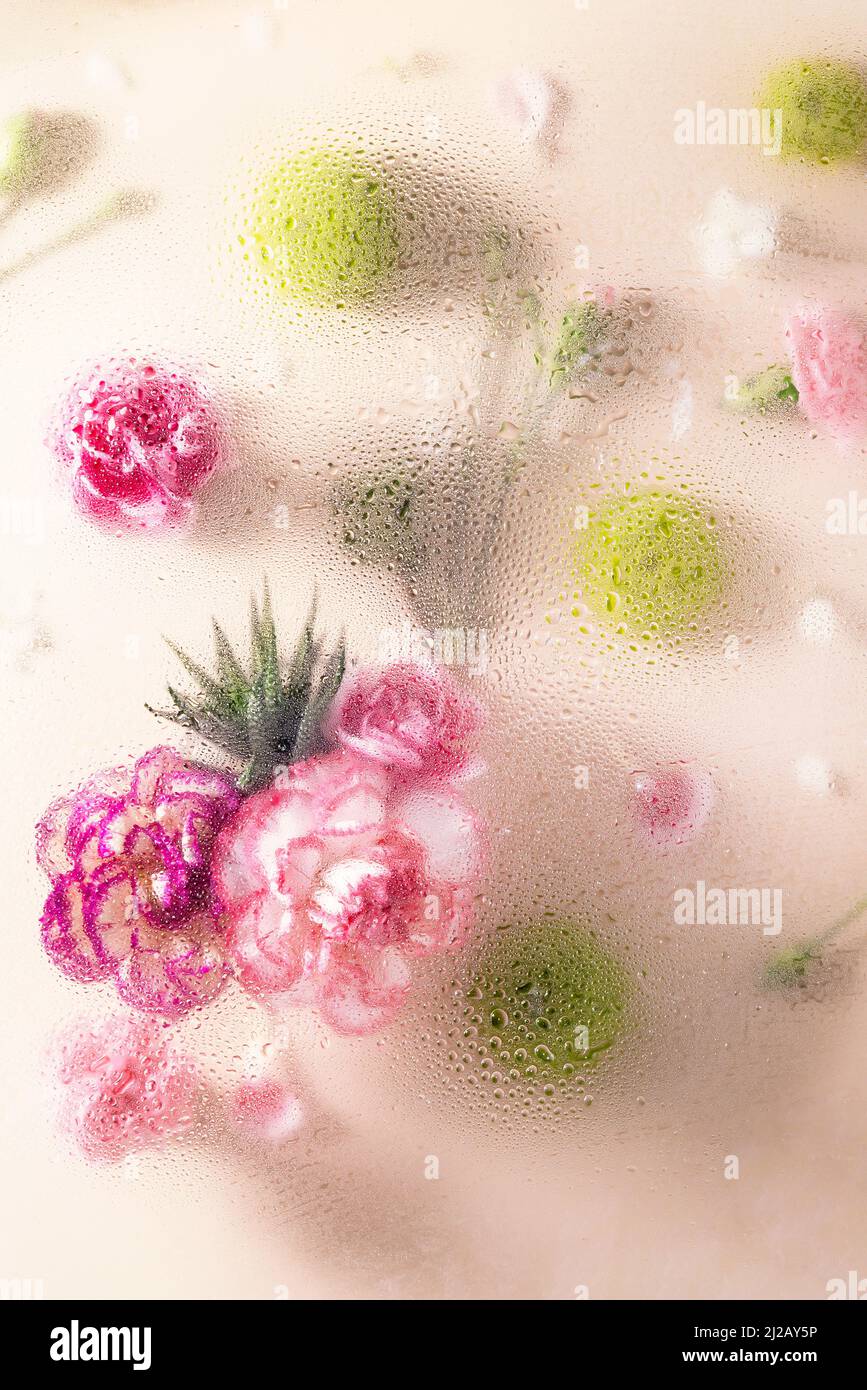 Background from bright spring flowers in full bloom Stock Photo - Alamy