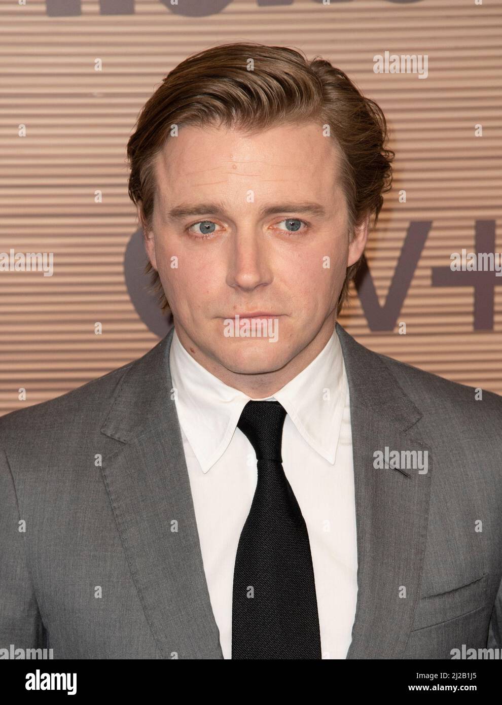 Jack Lowden attends the “Slow Horses” UK Premiere at Regent Street Cinema on March 30, 2022 in London, England Stock Photo
