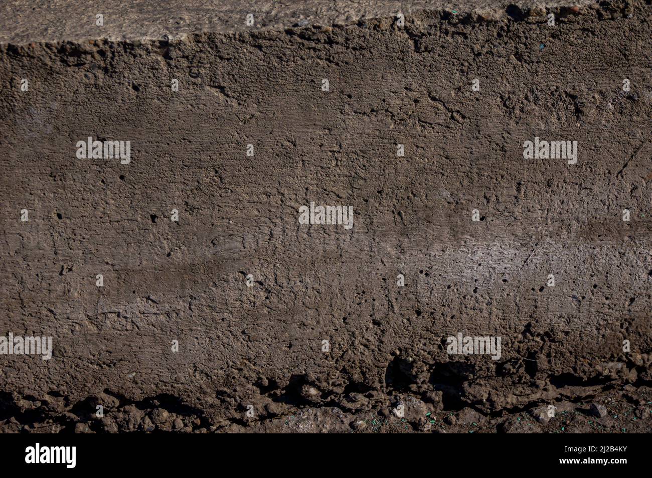 Concrete foundation, concrete texture gray background. Stock Photo