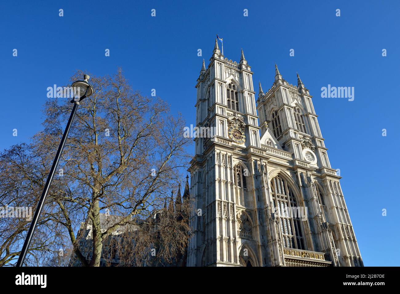 Westminster Abbey, Dean's Yard, London, United Kingdom Stock Photo