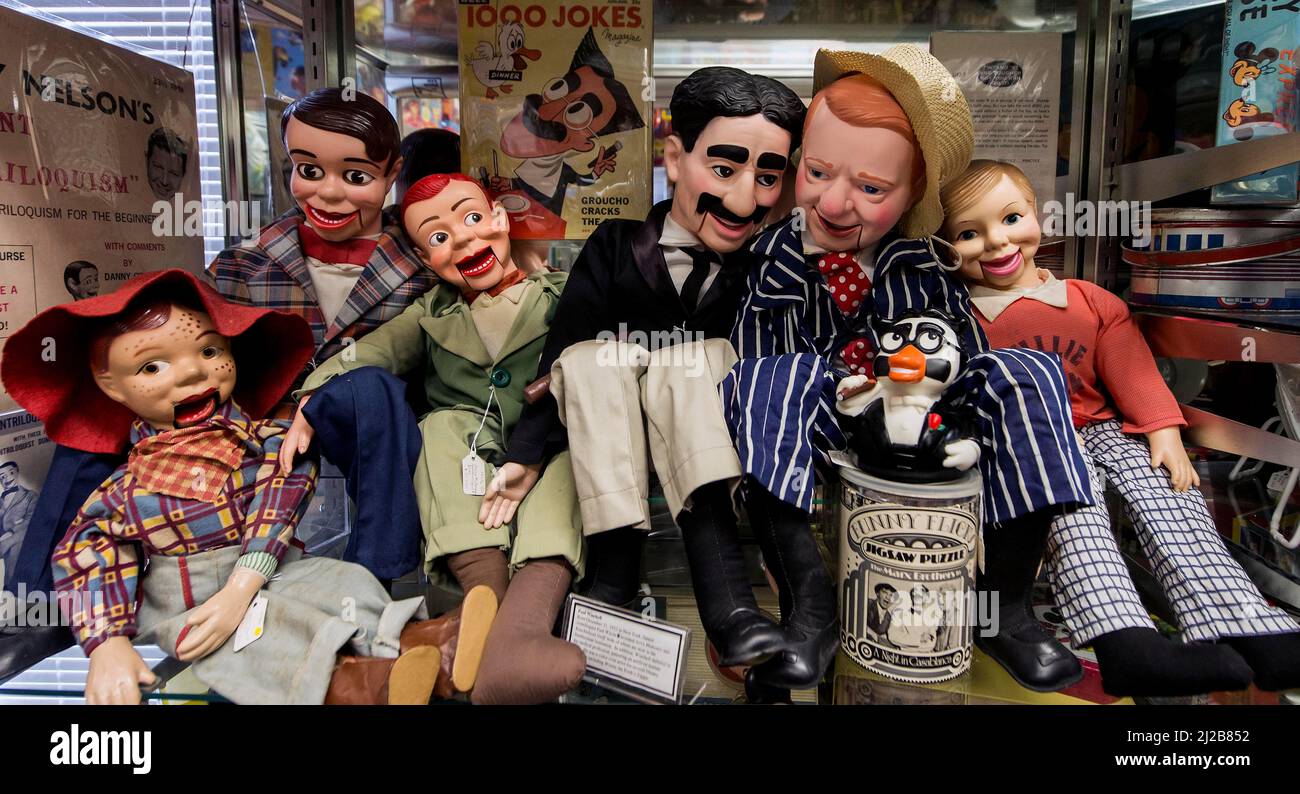 Cheshire, Connecticut, USA. 30th Mar, 2022. The Barker Character, Comic