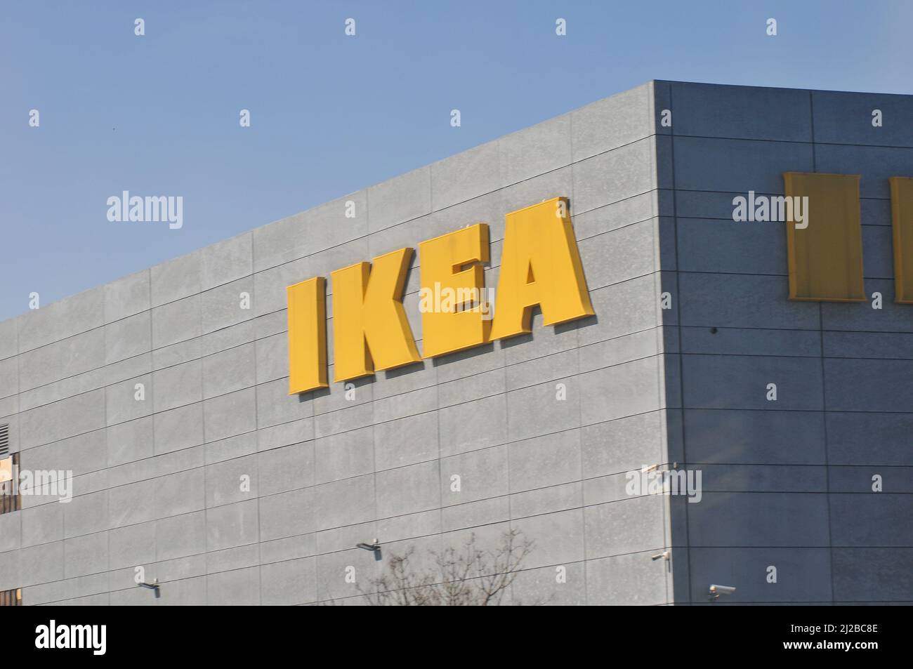 Copenhagen/Denmark/.31 March 2022/.Swedish Ikea store in danish capital Copenhagen (Photo