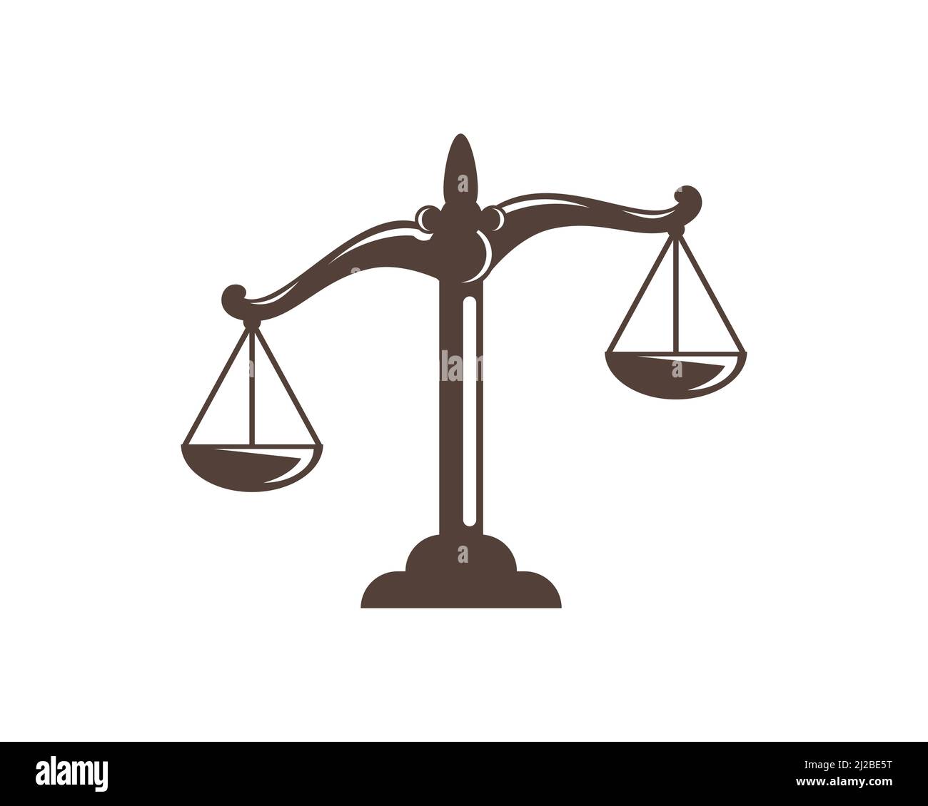 Injustice, Judgement, Law Firm, Lawyer and Law Consultant Symbol Stock Vector