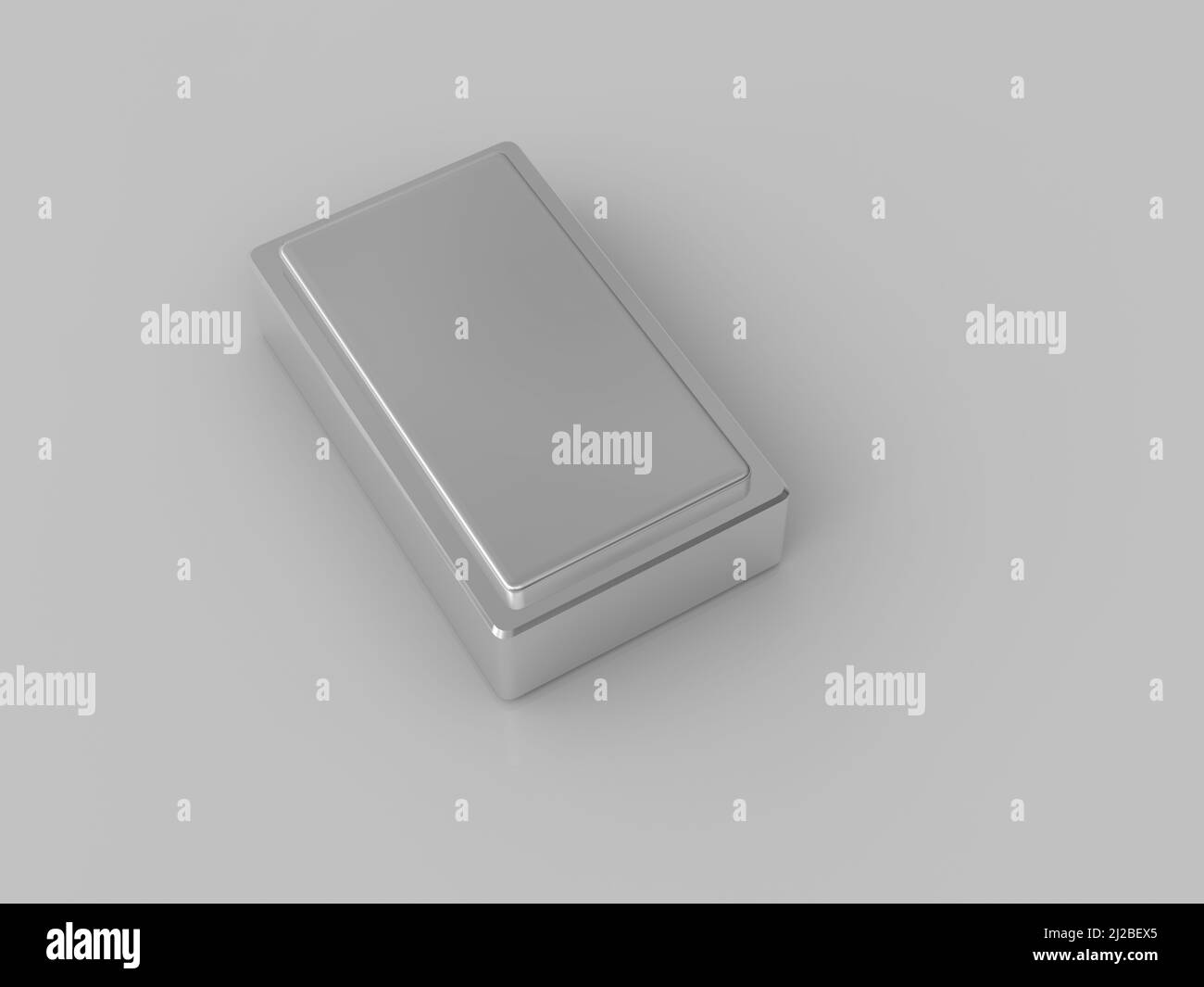 Metal parts on light gray background,3D rendering Stock Photo - Alamy