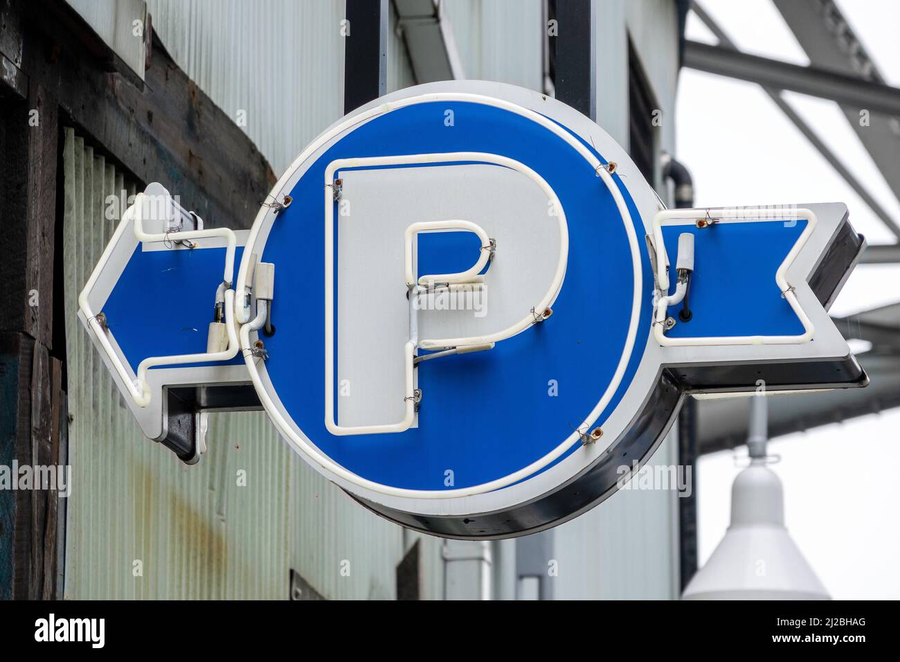 Granville island parking sign hires stock photography and images Alamy