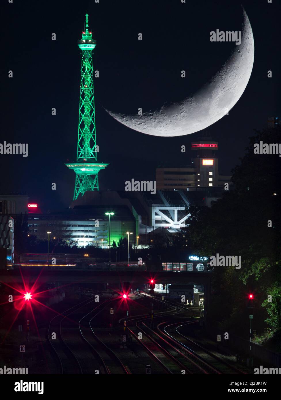 Berliner Funkturm Stock Photo