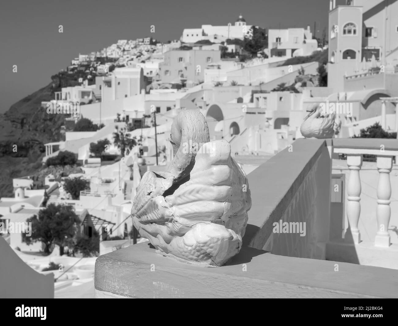 santorini island in greece Stock Photo