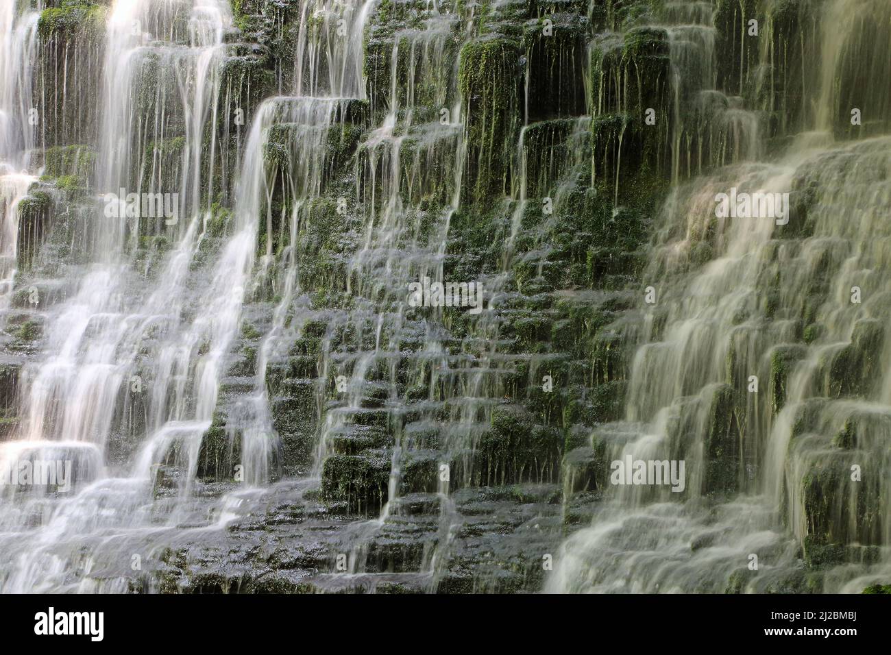 Busby Falls cliff, Tennessee Stock Photo