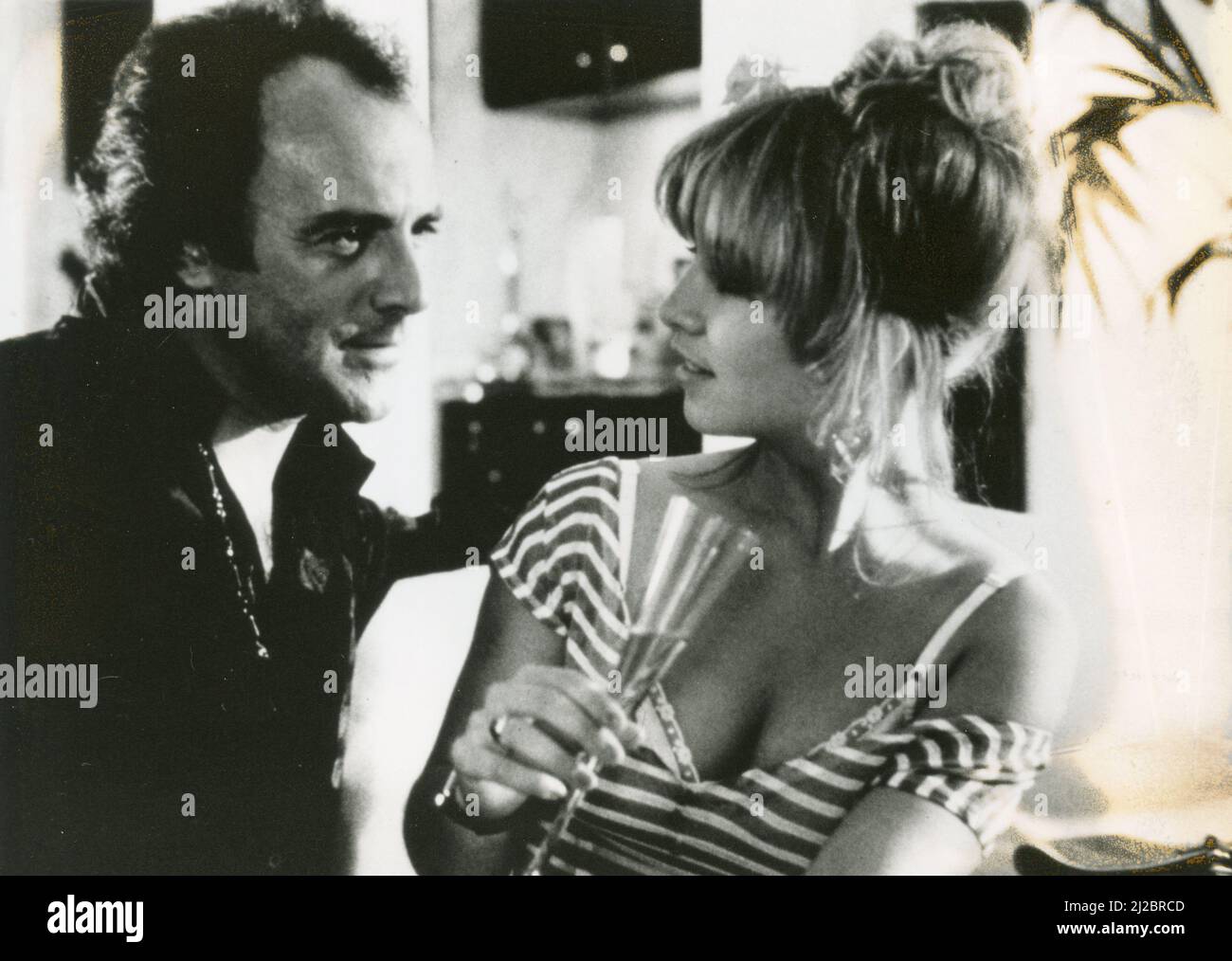 Dutch actress Nada van Nie and actor Mark Hazewinkel in the movie  Honneponnetje (Honeybun), NL 1988 Stock Photo - Alamy