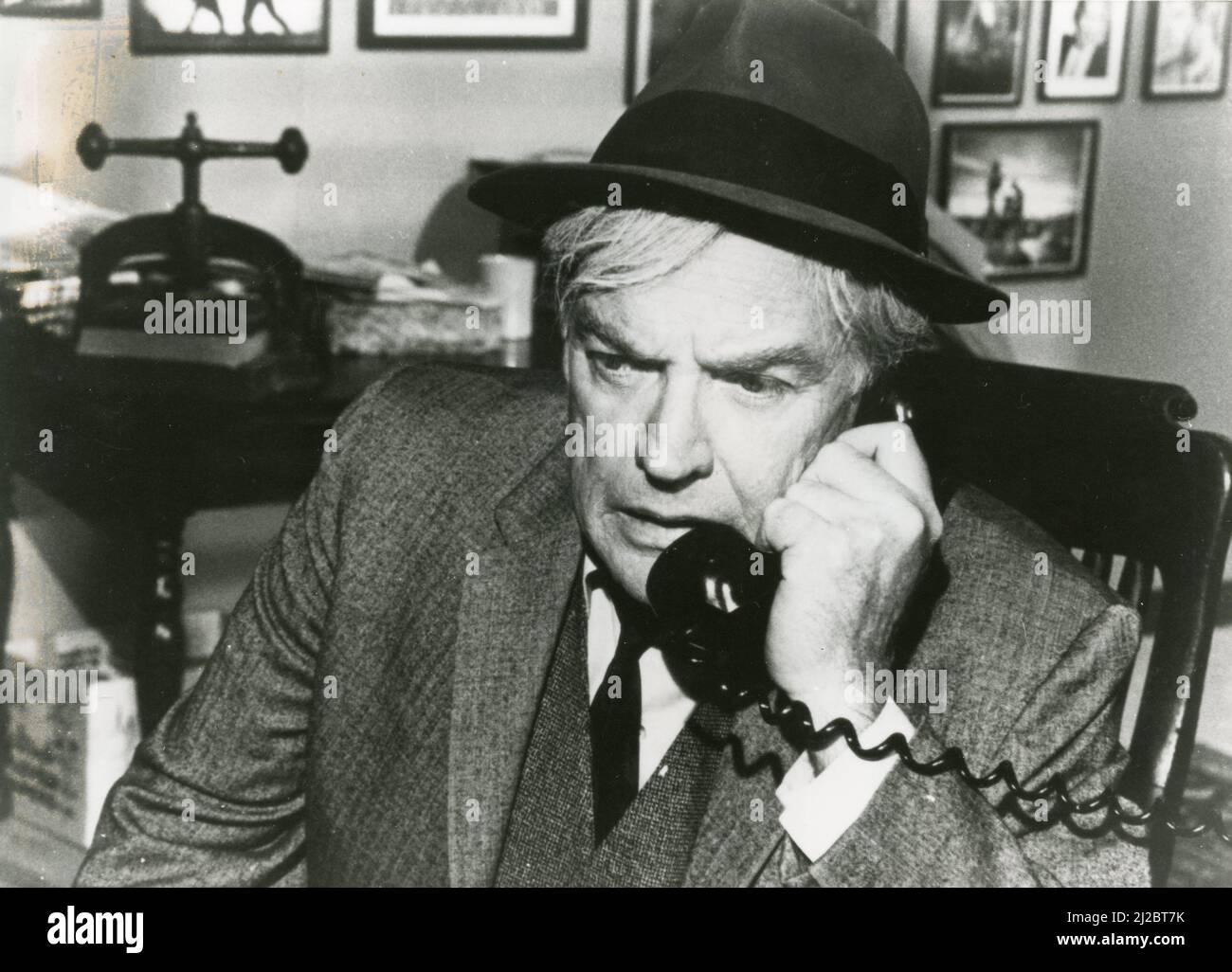 American actor Arthur Kennedy in the movie The Movie Murderer, USA 1970