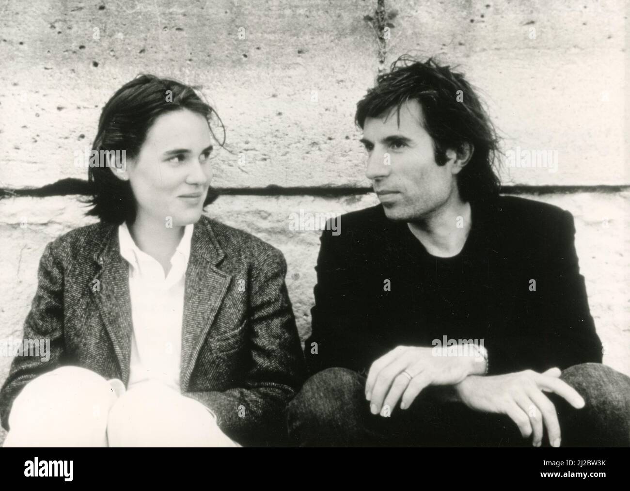 French actress Judith Godreche and actor Jacques Doillon in the movie The 15 Year Old Girl, France 1989 Stock Photo