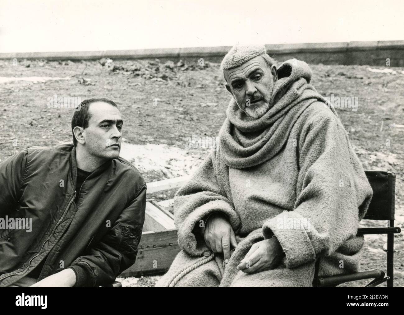 Scottish actor Sean Connery and German film producer Bernd Eichinger